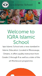 Mobile Screenshot of iqraislamicschool.com