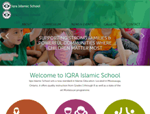 Tablet Screenshot of iqraislamicschool.com